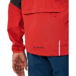 Windjacks < Vaude Dundee Caic Zip-Off Ja Heren - ar red