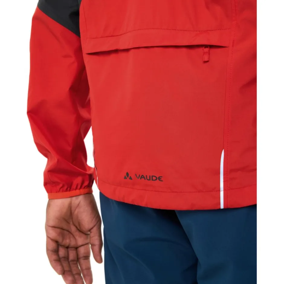 Windjacks < Vaude Dundee Caic Zip-Off Ja Heren - ar red