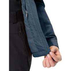 Vaude Elope Hybride Jas Dames - dark sea