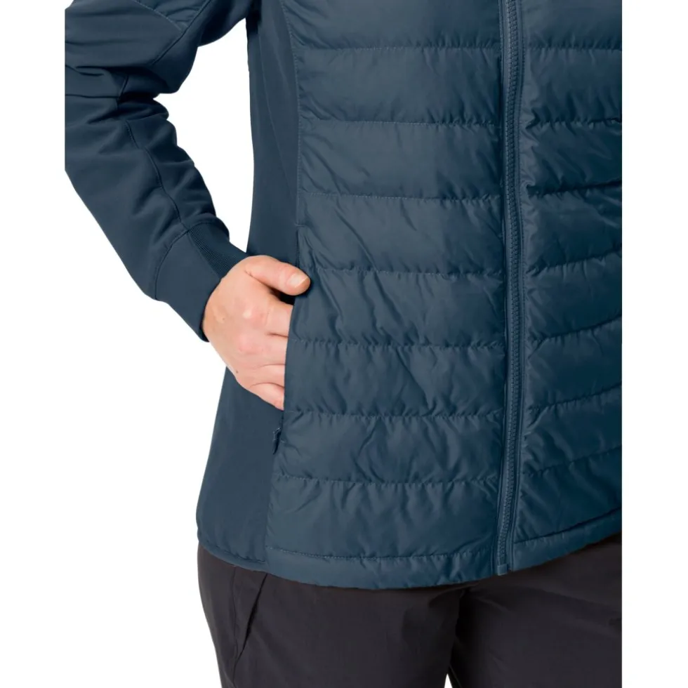 Vaude Elope Hybride Jas Dames - dark sea