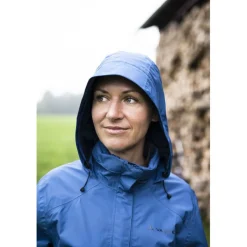 Regenjassen < Vaude Escape Bike Light Jas Dames - mulberry