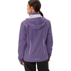 Regenjassen < Vaude Escape Bike Light Jas Dames - mulberry