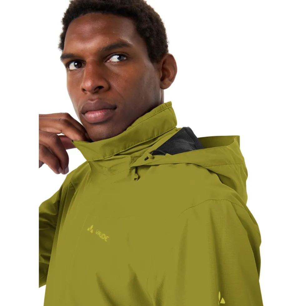 Vaude Escape Bike Light Regenjas Heren - dark leaf