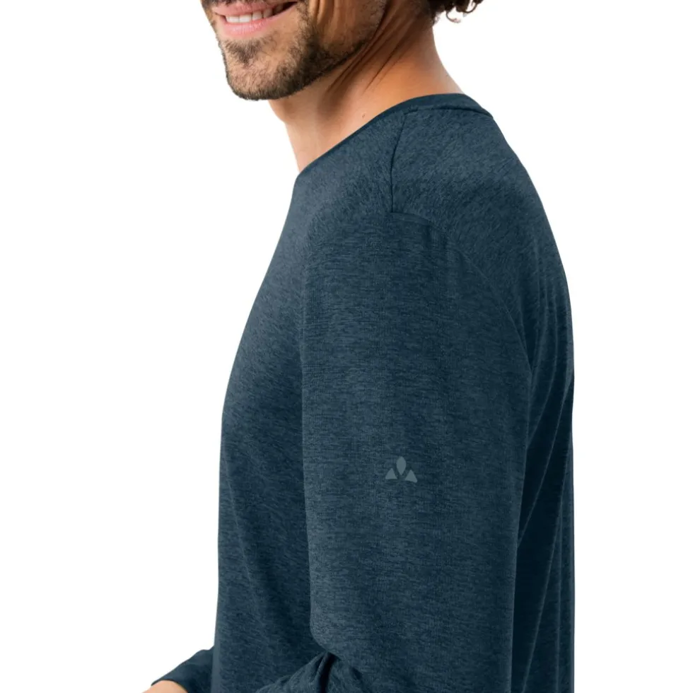 Vaude Essential Shirt met Lange Mouwen Heren - dark sea uni