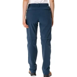 Vaude Farley II Stretch Zip-Off Broek Dames - Regular - dark sea