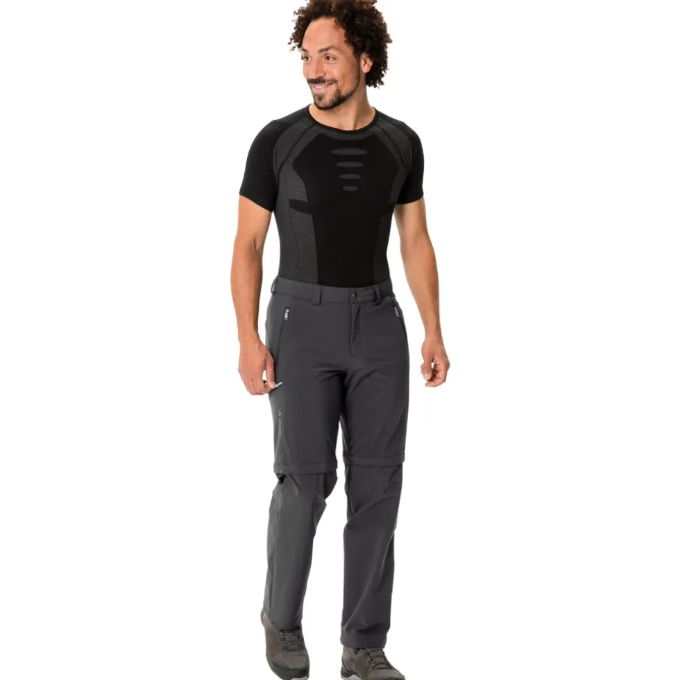 Vaude Farley II Stretch Zip-Off Broek Heren - Lang - zwart
