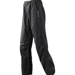 Regenbroeken < Vaude Fluid Regenbroek Dames - Regular - zwart