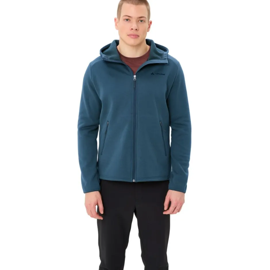 Jassen & Vesten < Vaude Idris Feece Jas met Capuchon Heren - batic sea