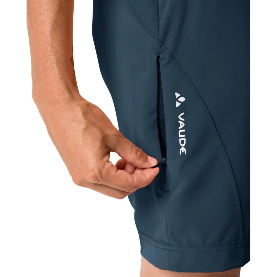 Mtb-Shorts|Mtb-Broeken < Vaude Ledro Short Dames - dark sea