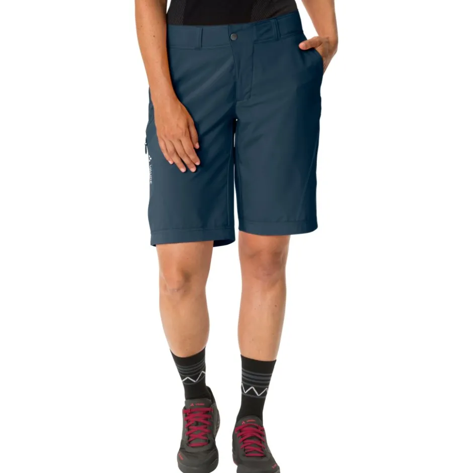 Mtb-Shorts|Mtb-Broeken < Vaude Ledro Short Dames - dark sea