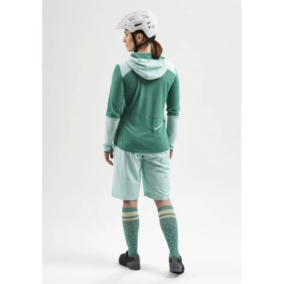 Mtb-Shorts|Mtb-Broeken < Vaude Ledro Short Dames - dark sea