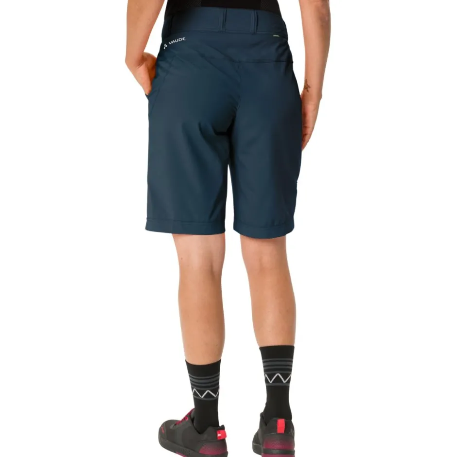 Mtb-Shorts|Mtb-Broeken < Vaude Ledro Short Dames - dark sea