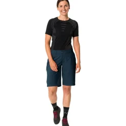 Mtb-Shorts|Mtb-Broeken < Vaude Ledro Short Dames - dark sea