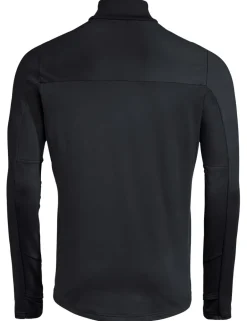 Shirts & Midlayers < Vaude Livigno II Half Zip Trui Heren - black