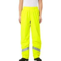 Vaude Luminum Regenbroek Dames - neongeel