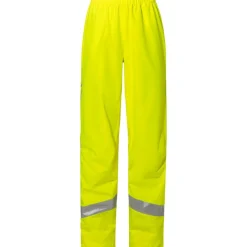 Vaude Luminum Regenbroek Dames - neongeel