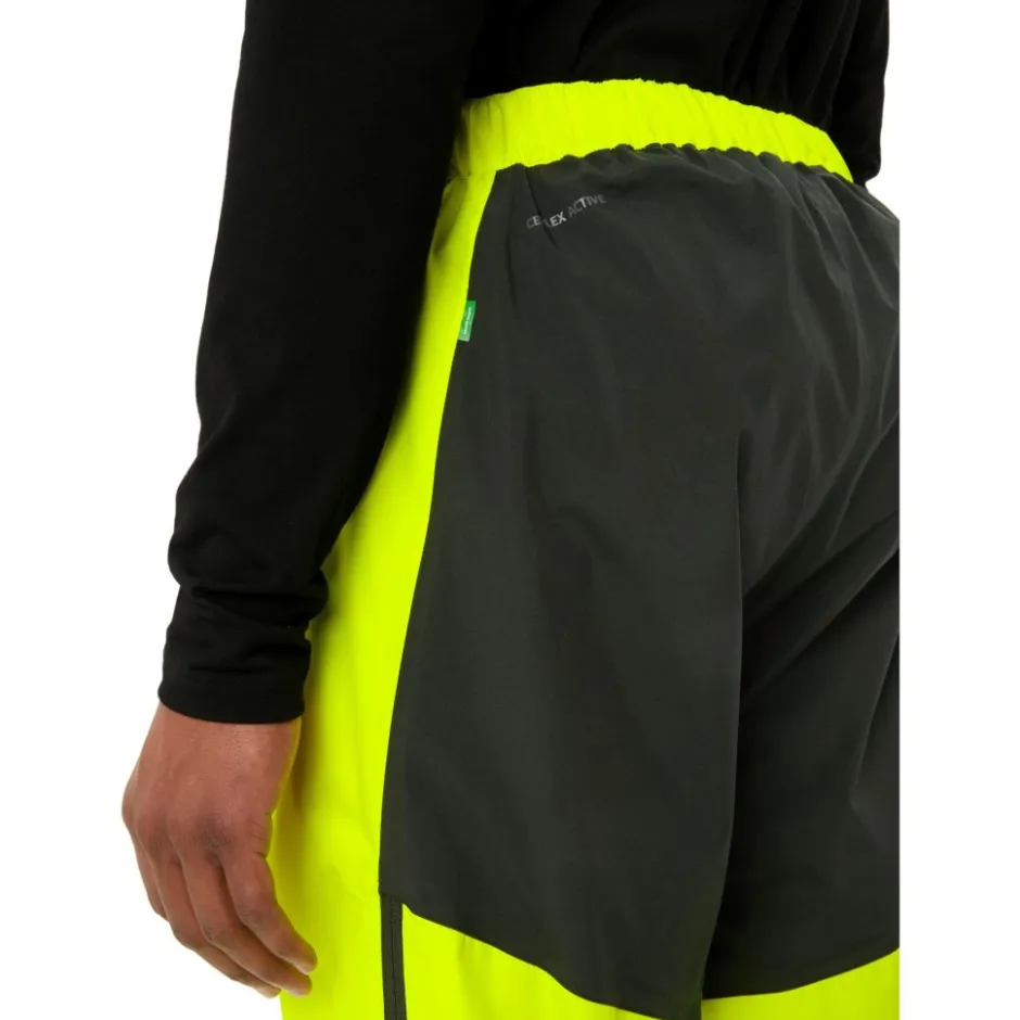 Regenbroeken < Vaude uinu Regenbroek Heren - neongee
