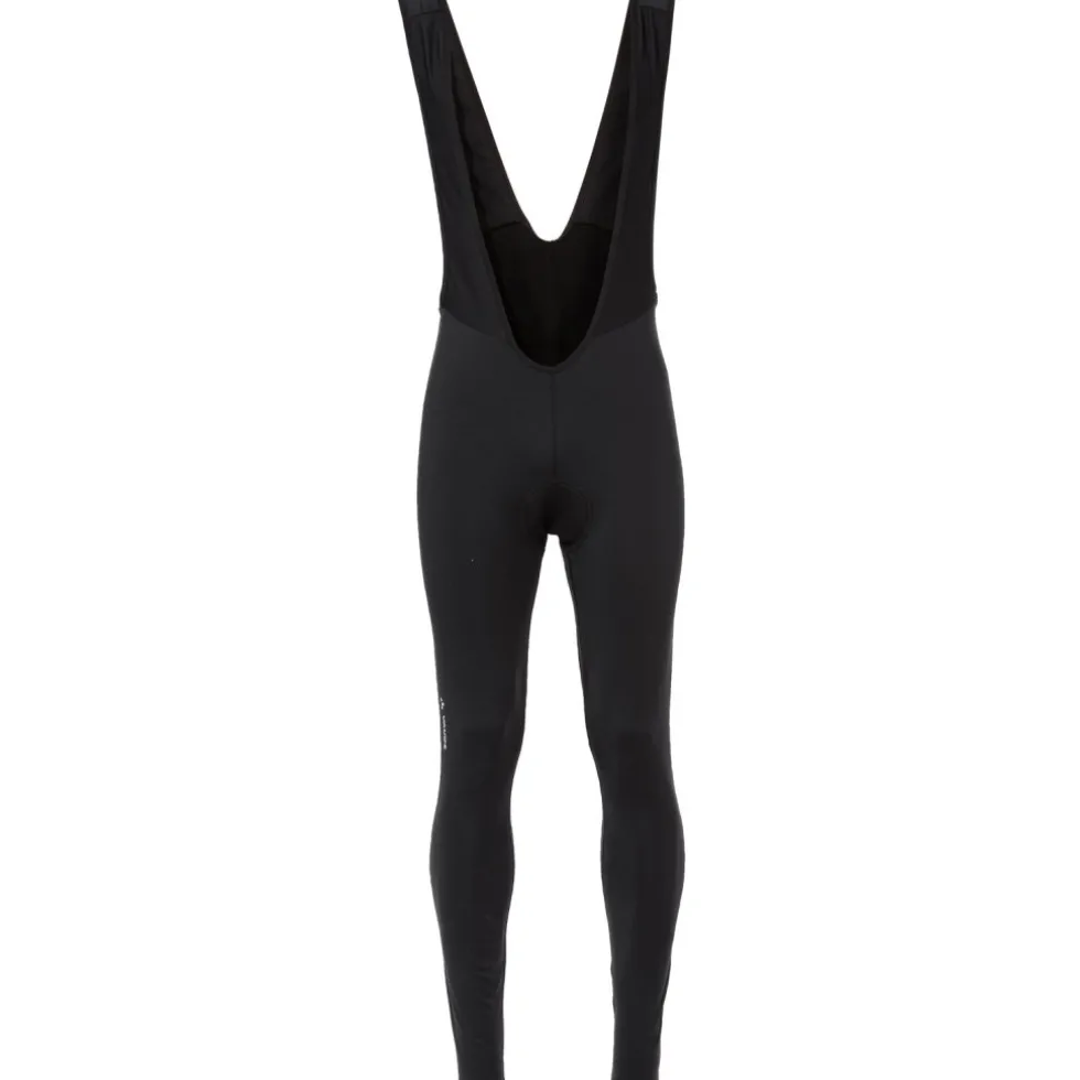 Vaude Matera Warm Fietsbroek met Bretels w/o SC Heren - zwart