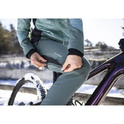 Winterbroeken < Vaude Minaki Fietsbroek Dames - zwart