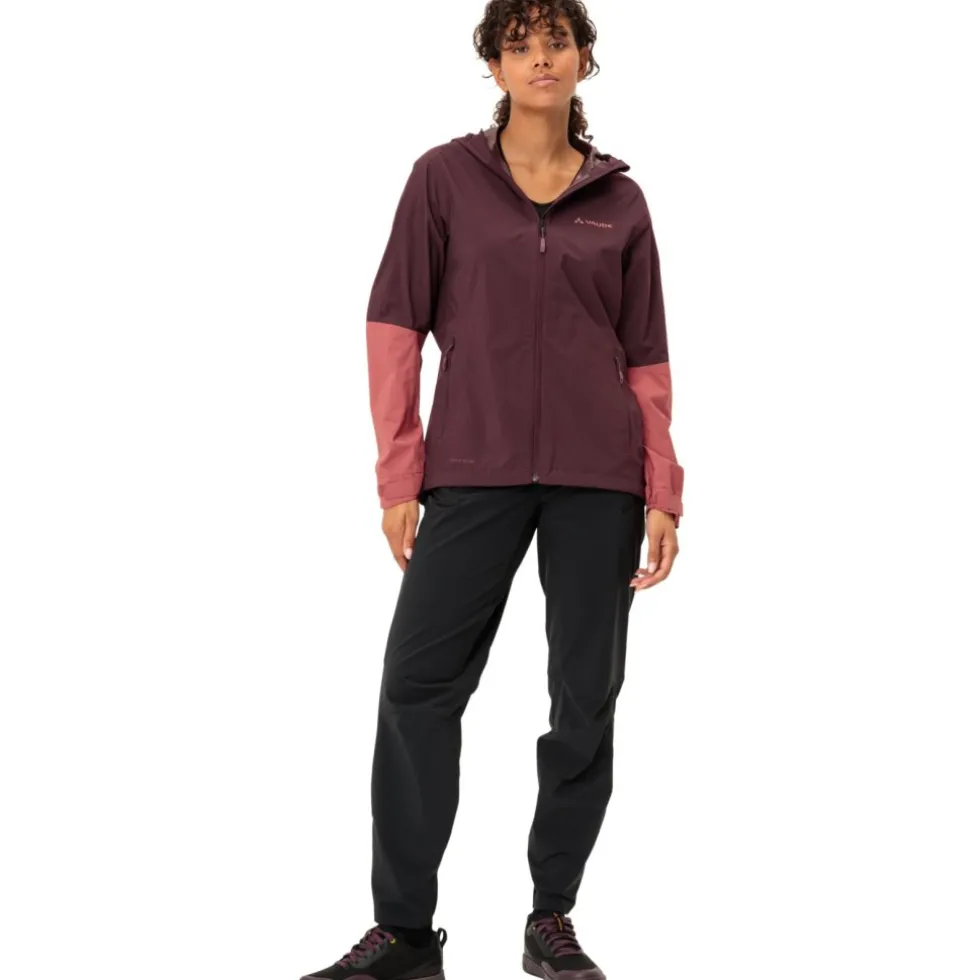 Vaude Moab II Regenjas Dames - cassis uni