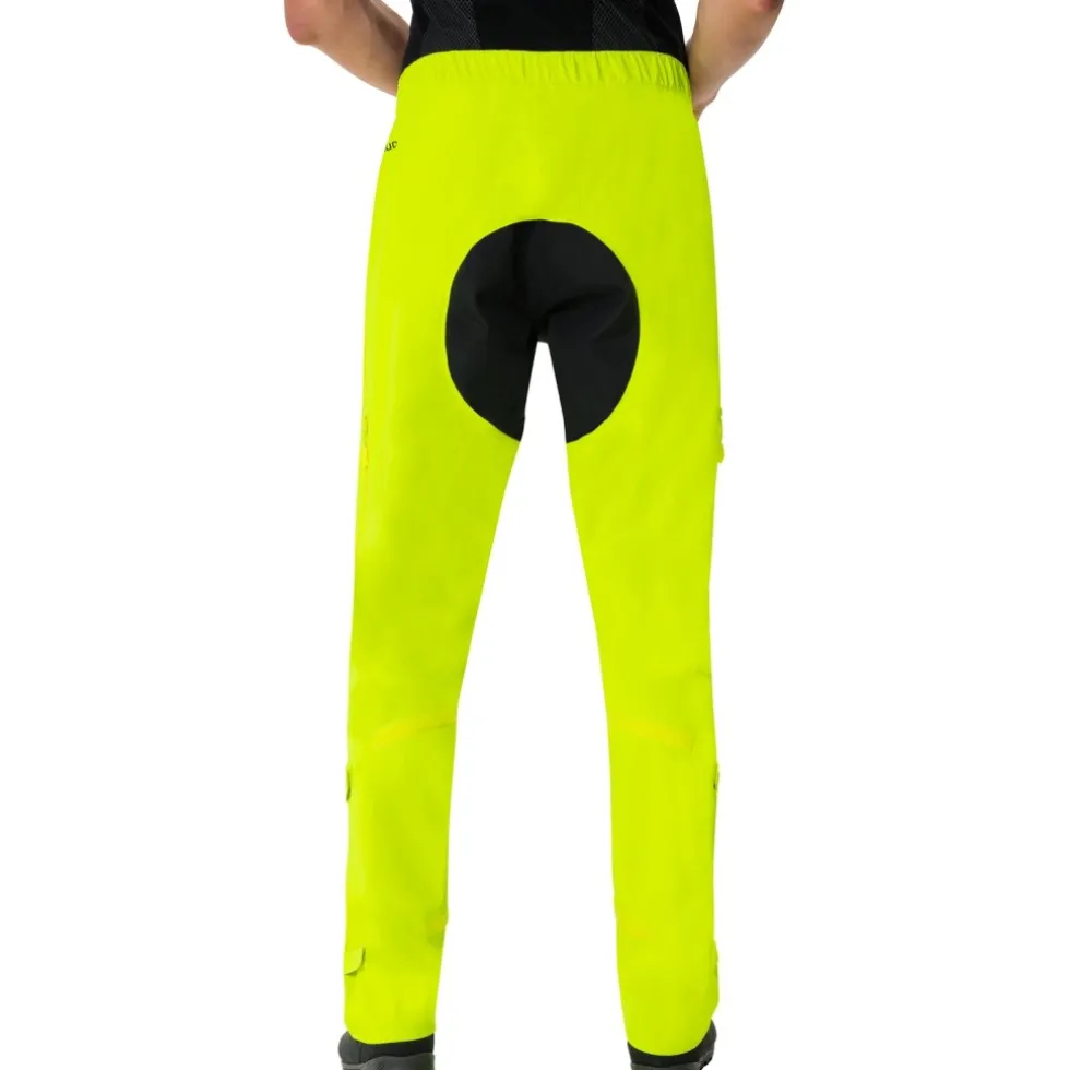 Vaude Moab Regenbroek Heren - neon yellow