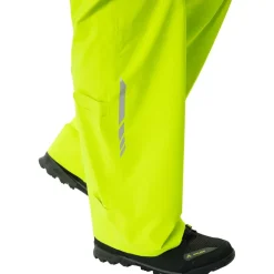 Vaude Moab Regenbroek Heren - neon yellow