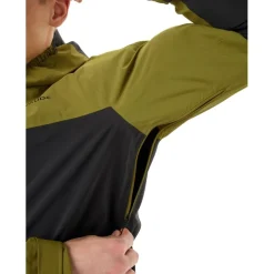 Vaude Moab Regenjas Heren - dark leaf