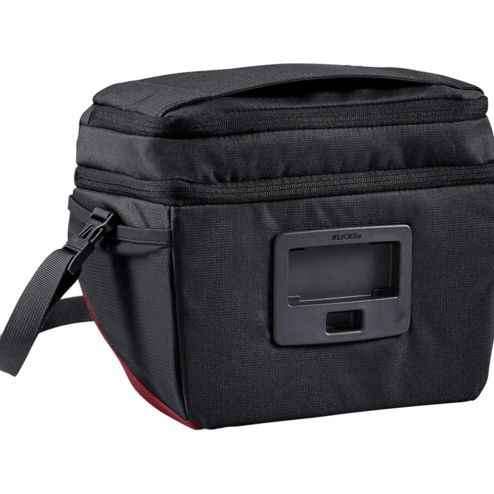 Vaude OnTour Box (KLICKfix ready) Stuurtas - 6L - black/carmine