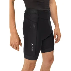 Wielrenbroeken < Vaude Posta Fietsshort Heren - zwart