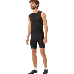 Wielrenbroeken < Vaude Posta Fietsshort Heren - zwart