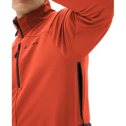 Mtb-Jacks < Vaude Qisa Pro Softshell-Jas Heren - glowing red