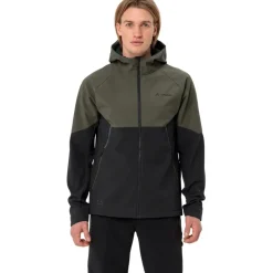 Winterjassen|Mtb-Jacks < Vaude Qimsa Softshell Jas Heren - khaki