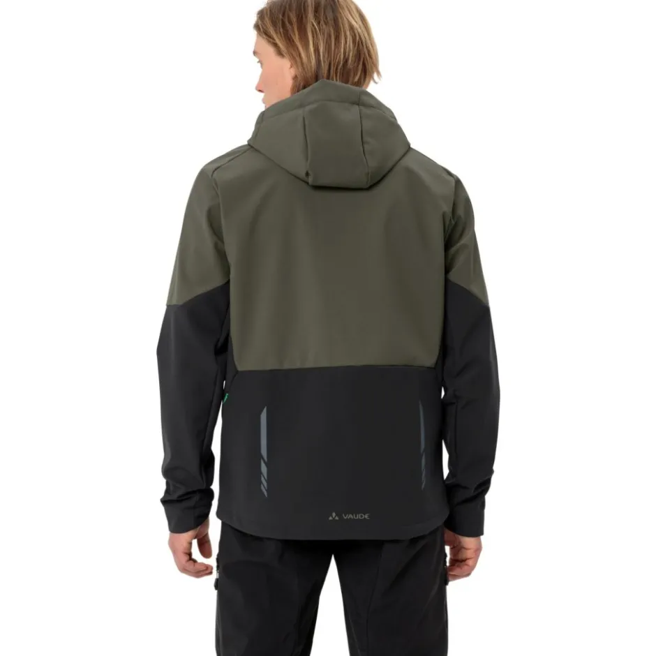 Winterjassen|Mtb-Jacks < Vaude Qimsa Softshell Jas Heren - khaki