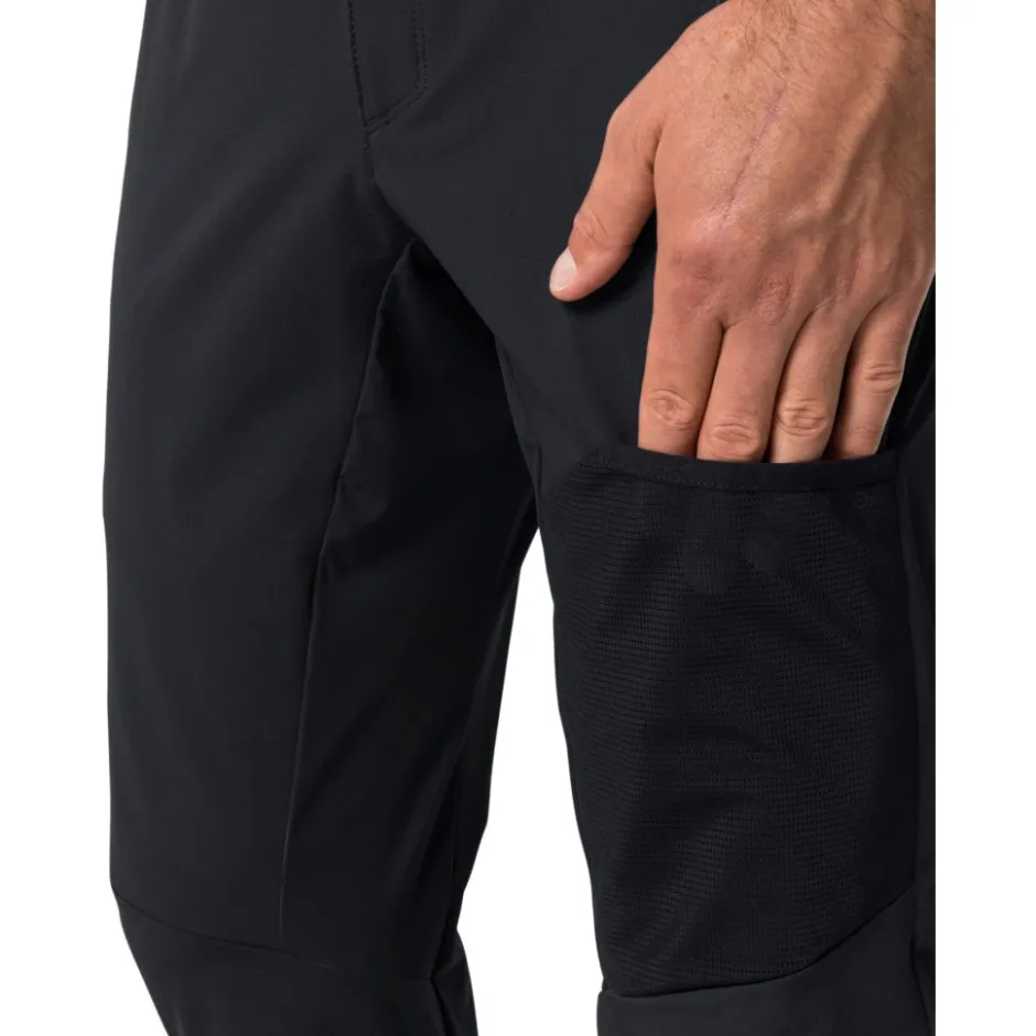 Broeken & Rokken < Vaude Scopi III Broek Heren - Kort - zwart uni