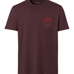 Vaude SE Gendaki Print T-Shirt Heren - dark oak