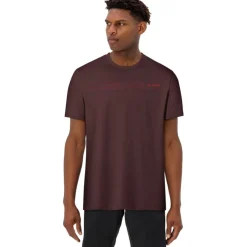 Vaude SE Marpha Print T-Shirt Heren - dark oak