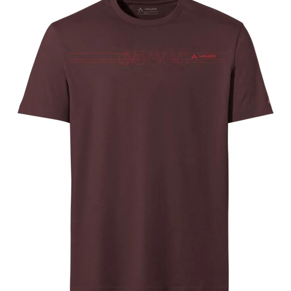 Vaude SE Marpha Print T-Shirt Heren - dark oak