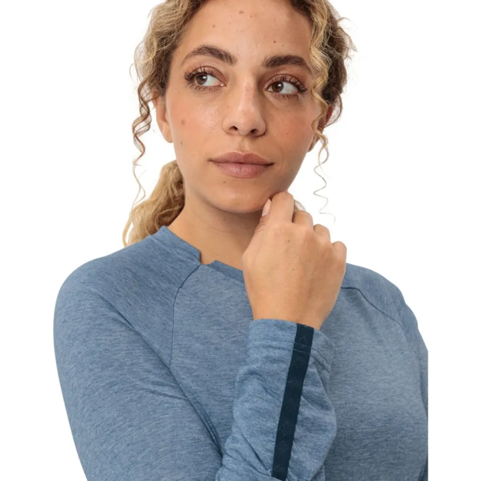 Vaude Skomer Shirt met Lange Mouwen III Dames - shore blue