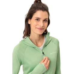 Vaude Tekoa II Fleece Jas Dames - willow green