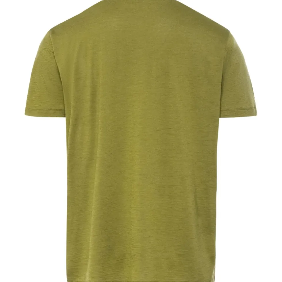 Vaude Tekoa Wool T-Shirt Heren - dark leaf