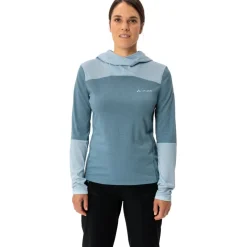 Vaude Tremalzo Shirt met Lange Mouwen Dames - summer blue