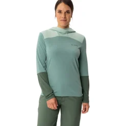 Mtb-Shirts < Vaude Tremalzo Shirt met Lange Mouwen Dames - dusty fern