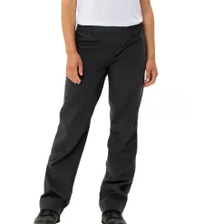 Regenbroeken < Vaude Yaras IV Regenbroek Dames - Lang - zwart
