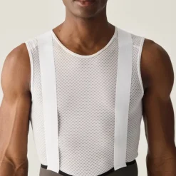 Velocio Luxe Fietsshort met bretels voor heren - Zwart