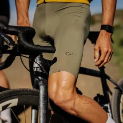 Velocio Luxe Fietsshort met bretels voor heren - Zwart
