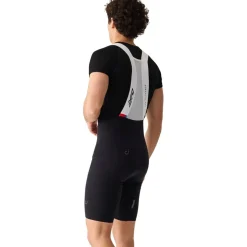 Velocio Luxe Fietsshort met bretels voor heren - Zwart