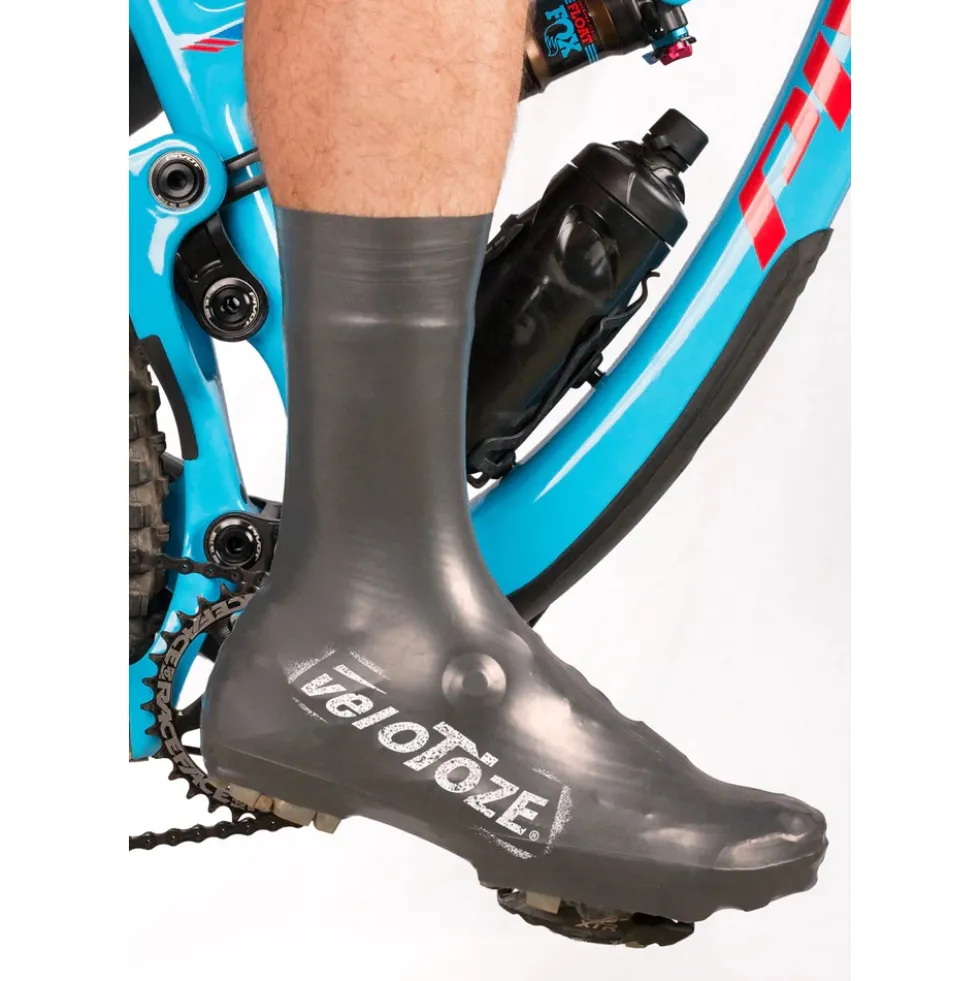 veloToze Gravel/MTB Hoge Overschoenen - Zwart - S (37-40)