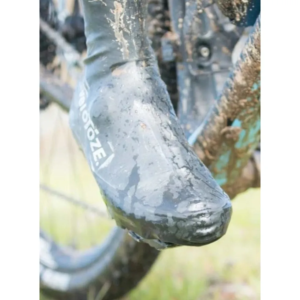 veloToze Gravel/MTB Hoge Overschoenen - Zwart - S (37-40)