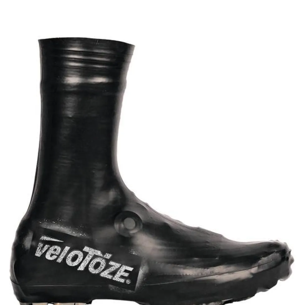 veloToze Gravel/MTB Hoge Overschoenen - Zwart - S (37-40)