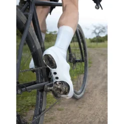 veloToze Silicone Snap Hoge Overschoenen - Wit